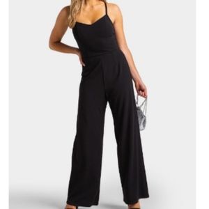MONIQUE LACE BACK JUMPSUIT